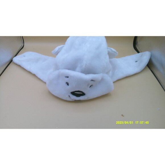 Coca-Cola Polar Bear Hat Plush Aviator Style Cozy Winter Fun * Snow Cold AB20 dd - Picture 1 of 4